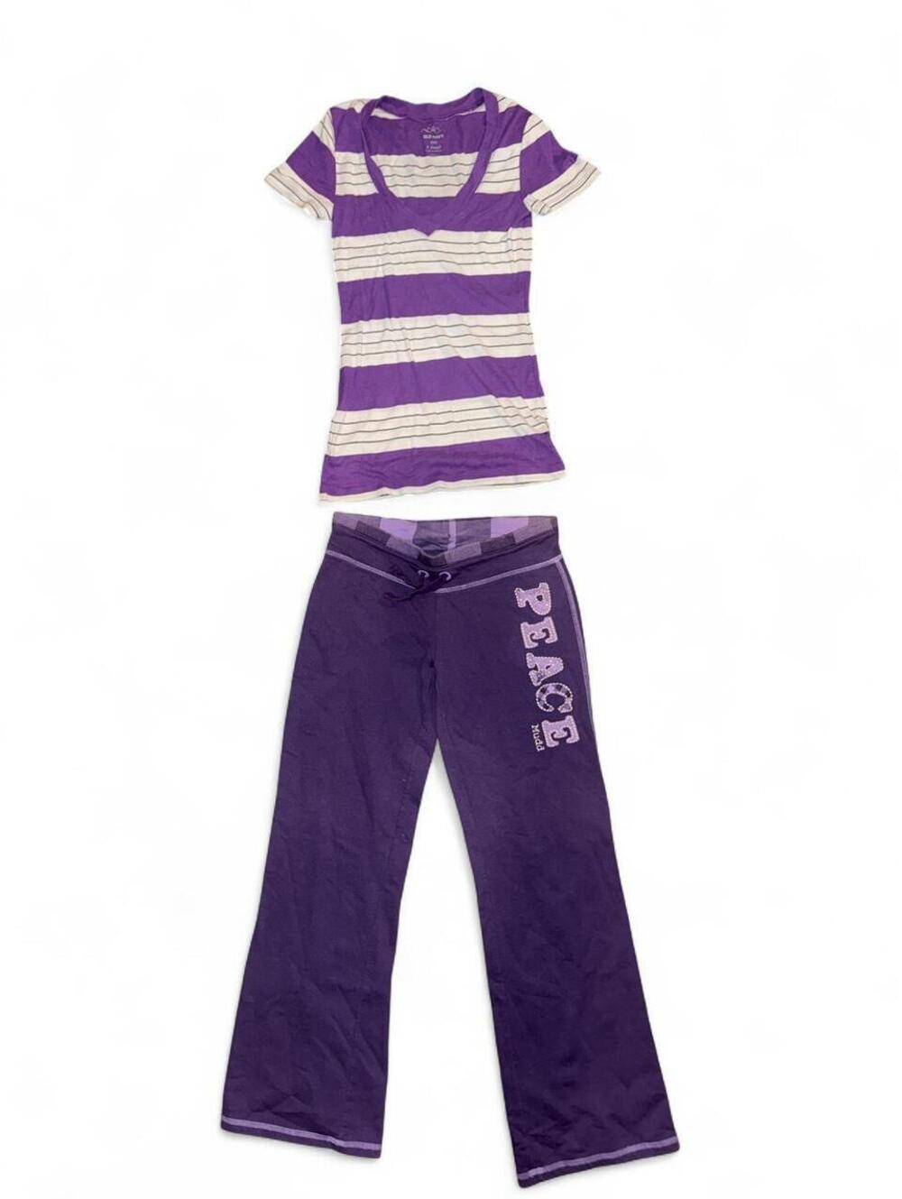 💜 Y2K 2000s Purple Mall Girl Outfit Bundle | Old Navy + Mudd | XS/S